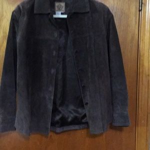 Brown Leather Jacket, for woman.is used.